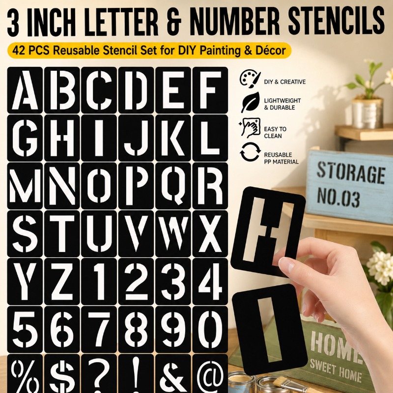 Photography Font - Conjunto de Estênceis de Letras e