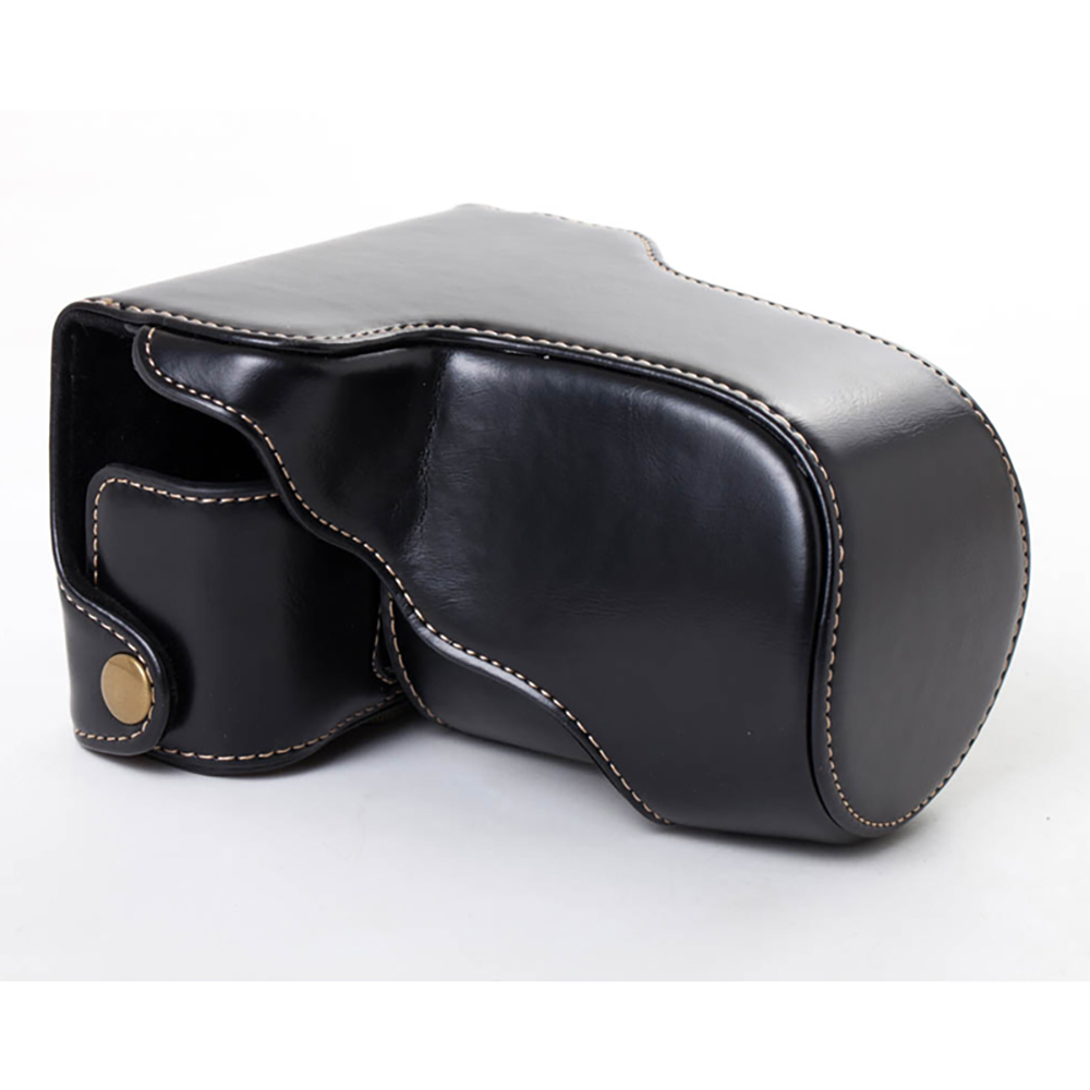 Lens Case Pouch - Bolsa de couro pu para câmera,