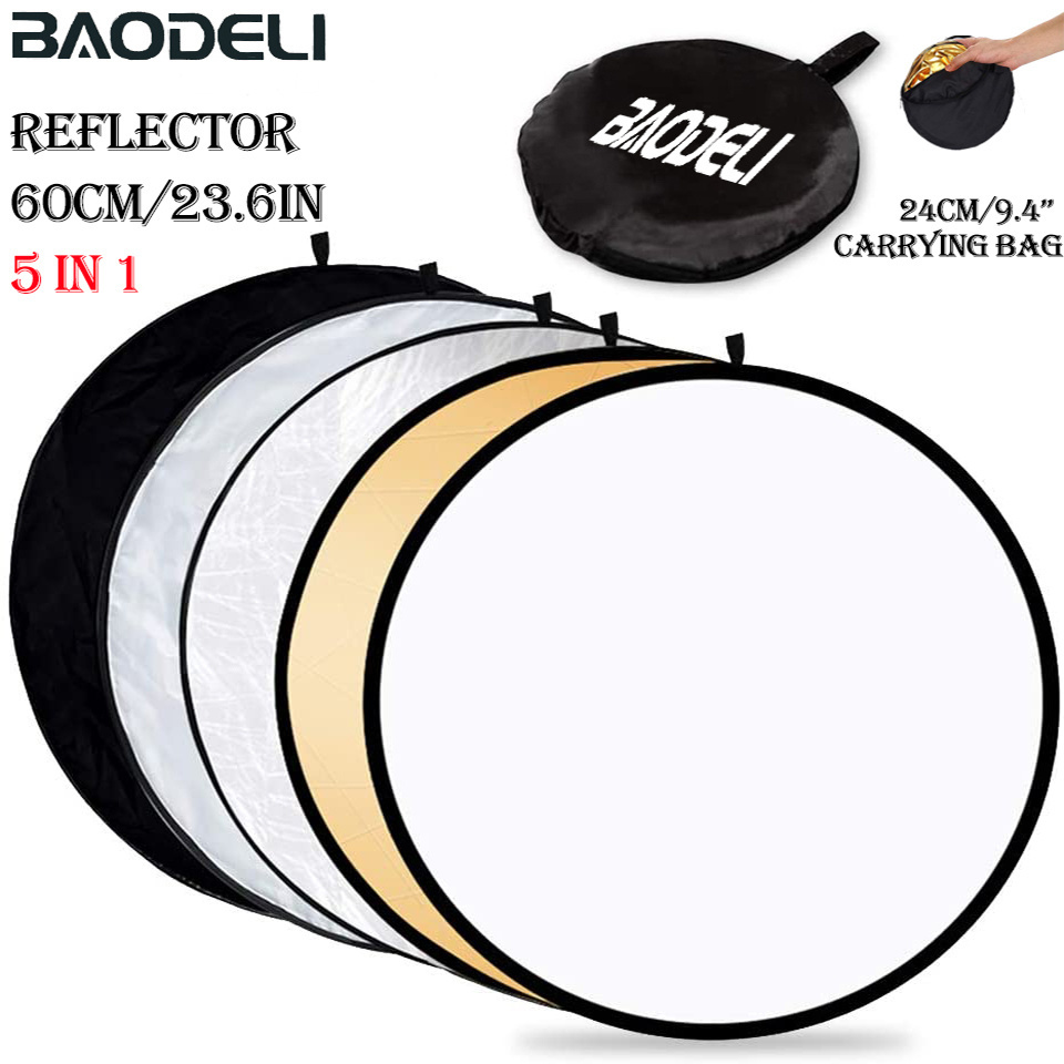 Reflector 5 In 1 - Difusor de luz portátil dobrável, refletor