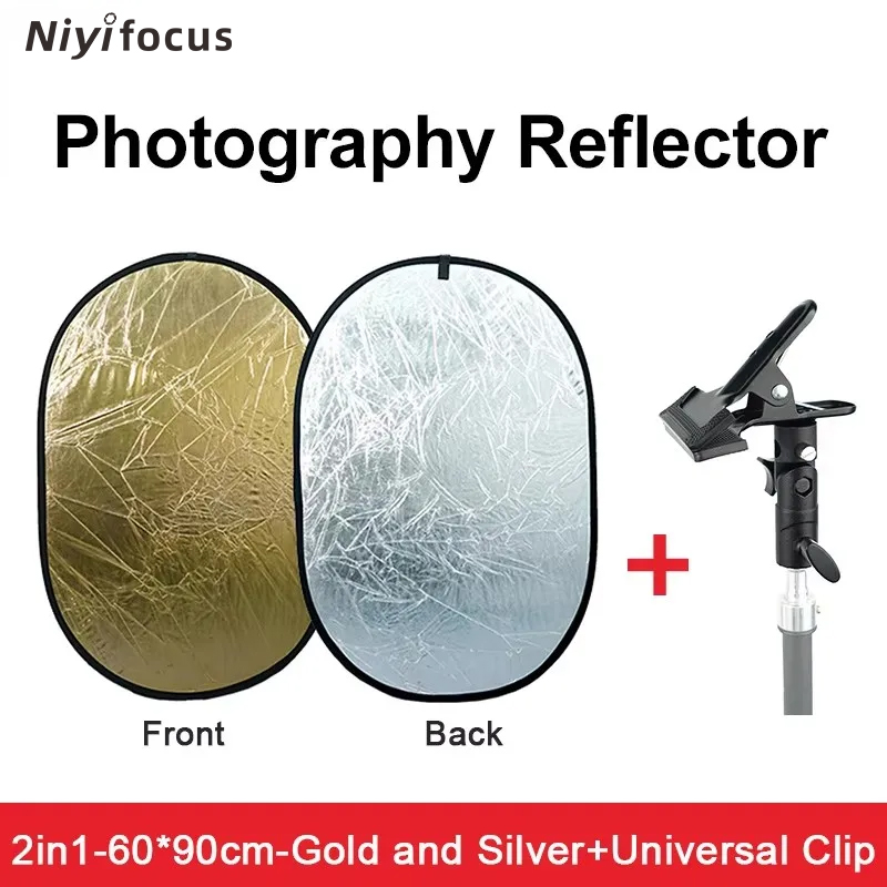 Reflector 5 In 1 - Refletor Portátil Redondo 2 em 1