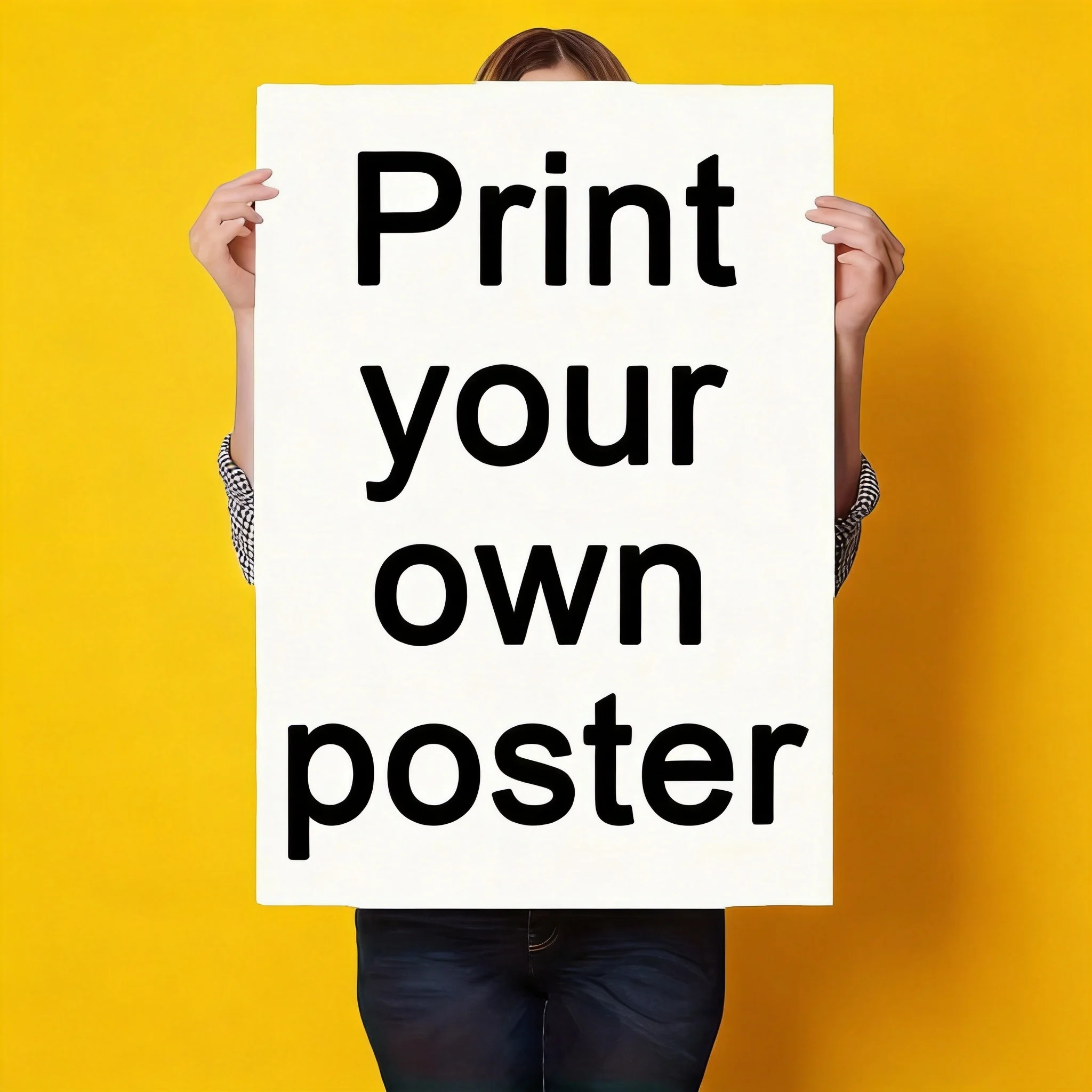 Photography Pose - Pintura em Tela Personalizável em Branco
