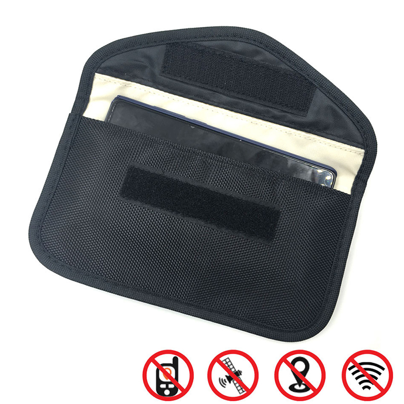 Lens Case Pouch - Bloqueador de sinal anti-radiação, celular RF,