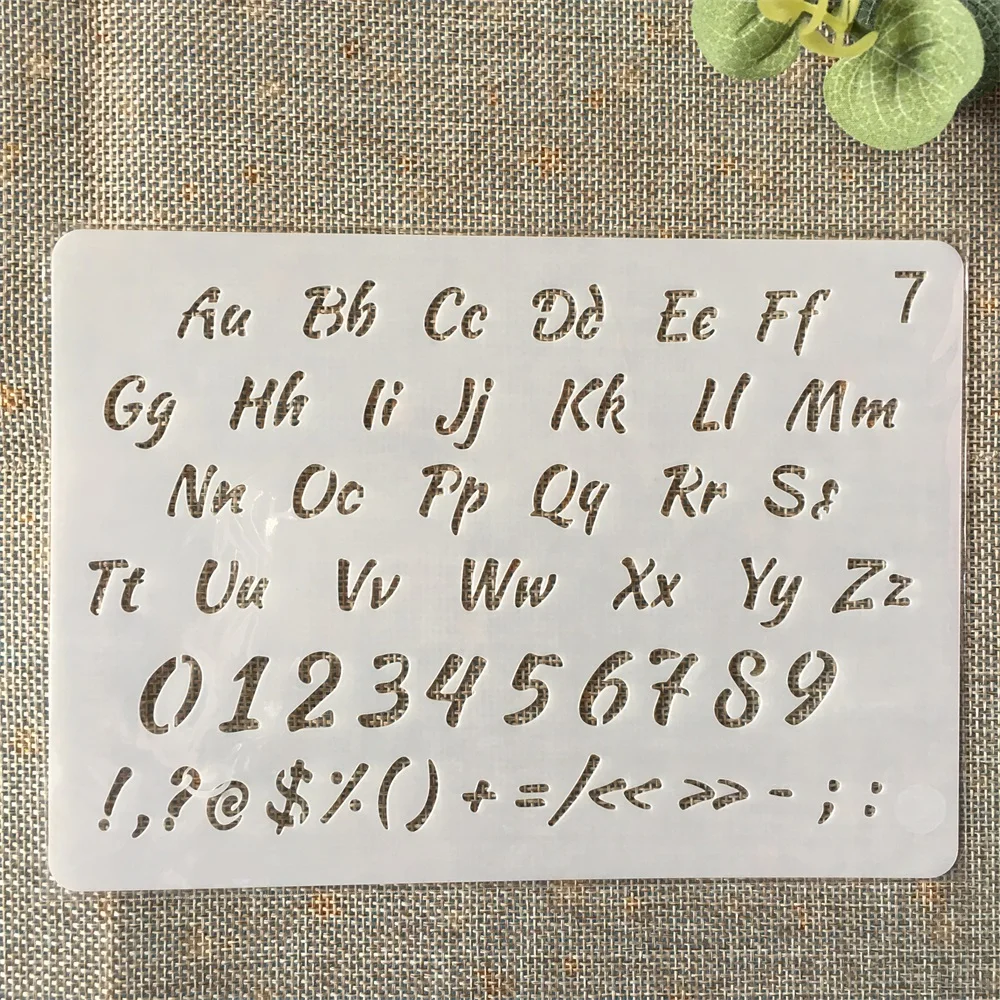 Photography Font - 18cm alfabeto letras em inglês diy