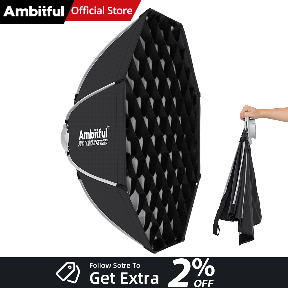 Beauty Dish Softbox - AMBITFUL Q7II 55/65/90cm Softbox Octogonal com