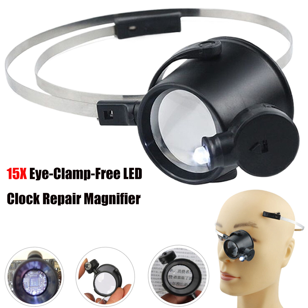 Eye Piece Magnifier - Lupa Portátil 15X com Faixa de