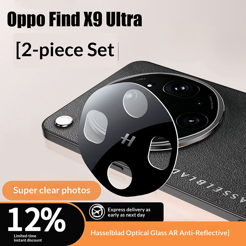 Photography Kit Oppo Find X9 Pro - Protetor de Lente de Câmera Preto