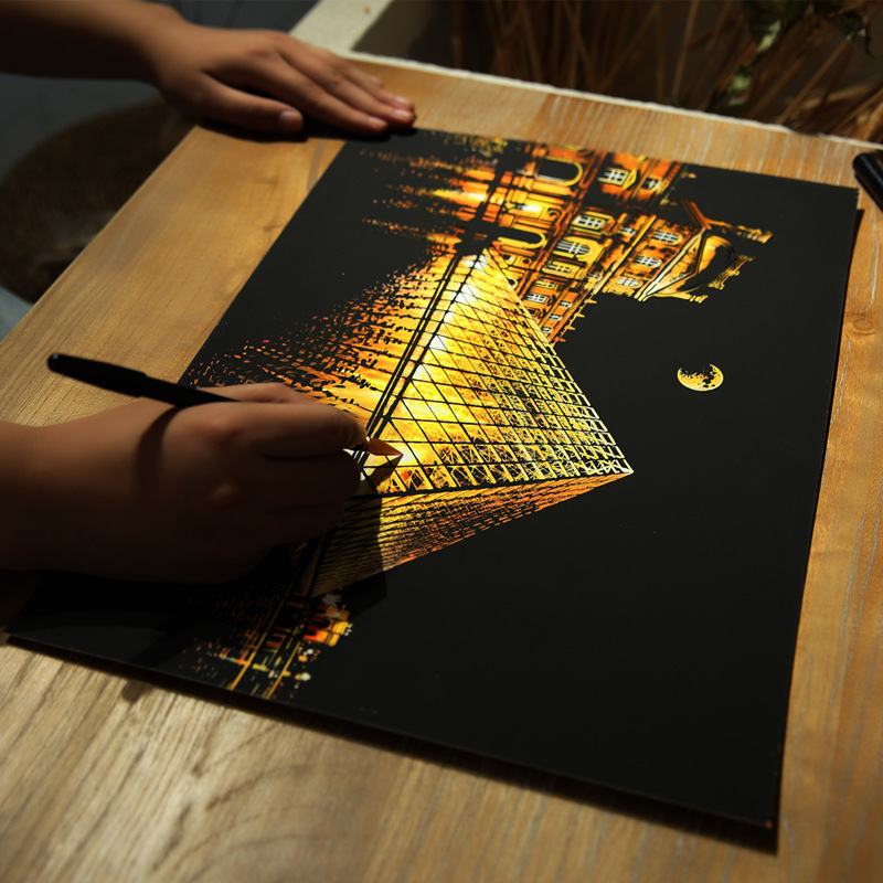 Pintura de Raspar Colorida DIY - Photography New York avaliação e preço