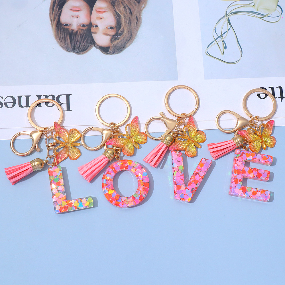 Moda A-Z letras acrílico chave - Photography Font avaliação e preço