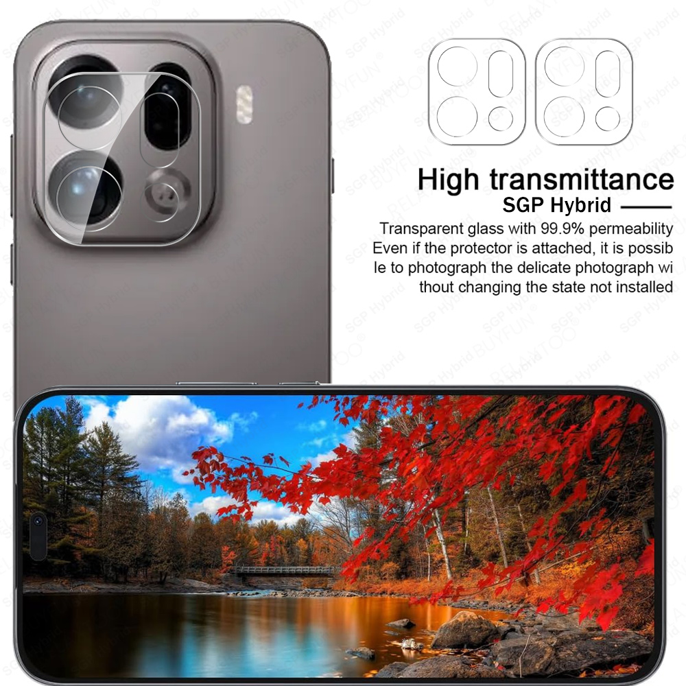 2 pçs 3d claro câmera protetor - Photography Kit Oppo Find X9 Pro avaliação e preço