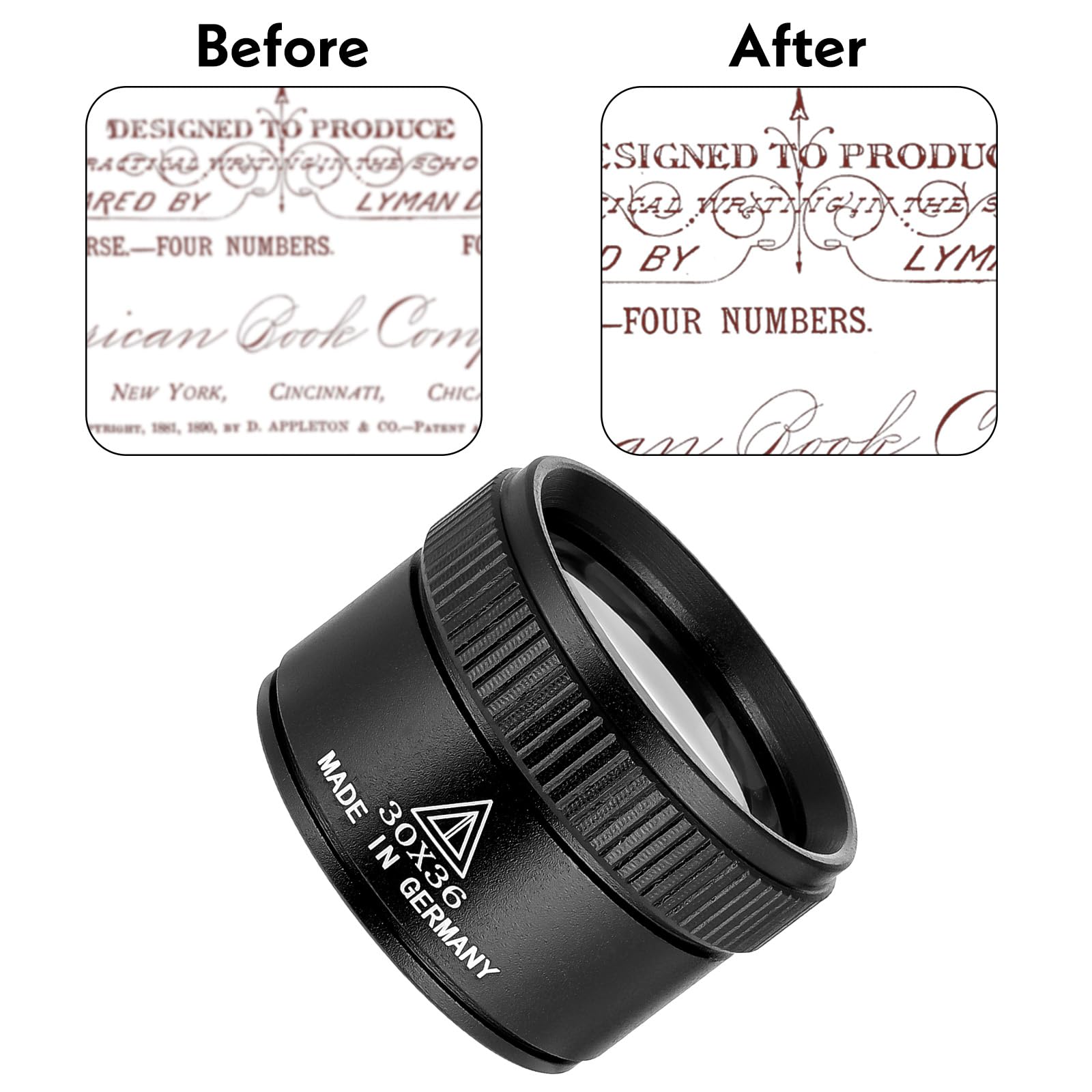 Lupa de metal 30X com lente óp - Eye Piece Magnifier avaliação e preço