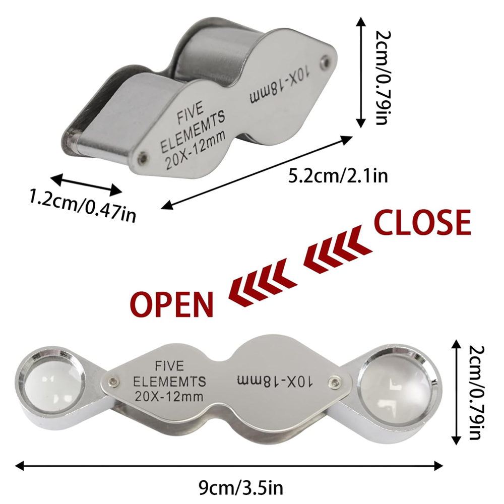 10x 20x joalheiros lupa bolso  - Eye Piece Magnifier avaliação e preço