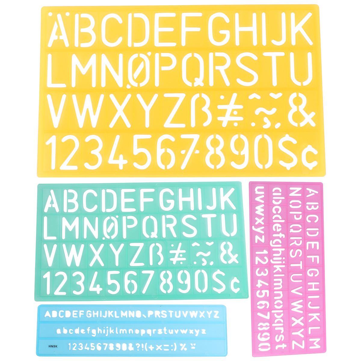 Conjunto de 4 Estênceis de Alf - Photography Font avaliação e preço