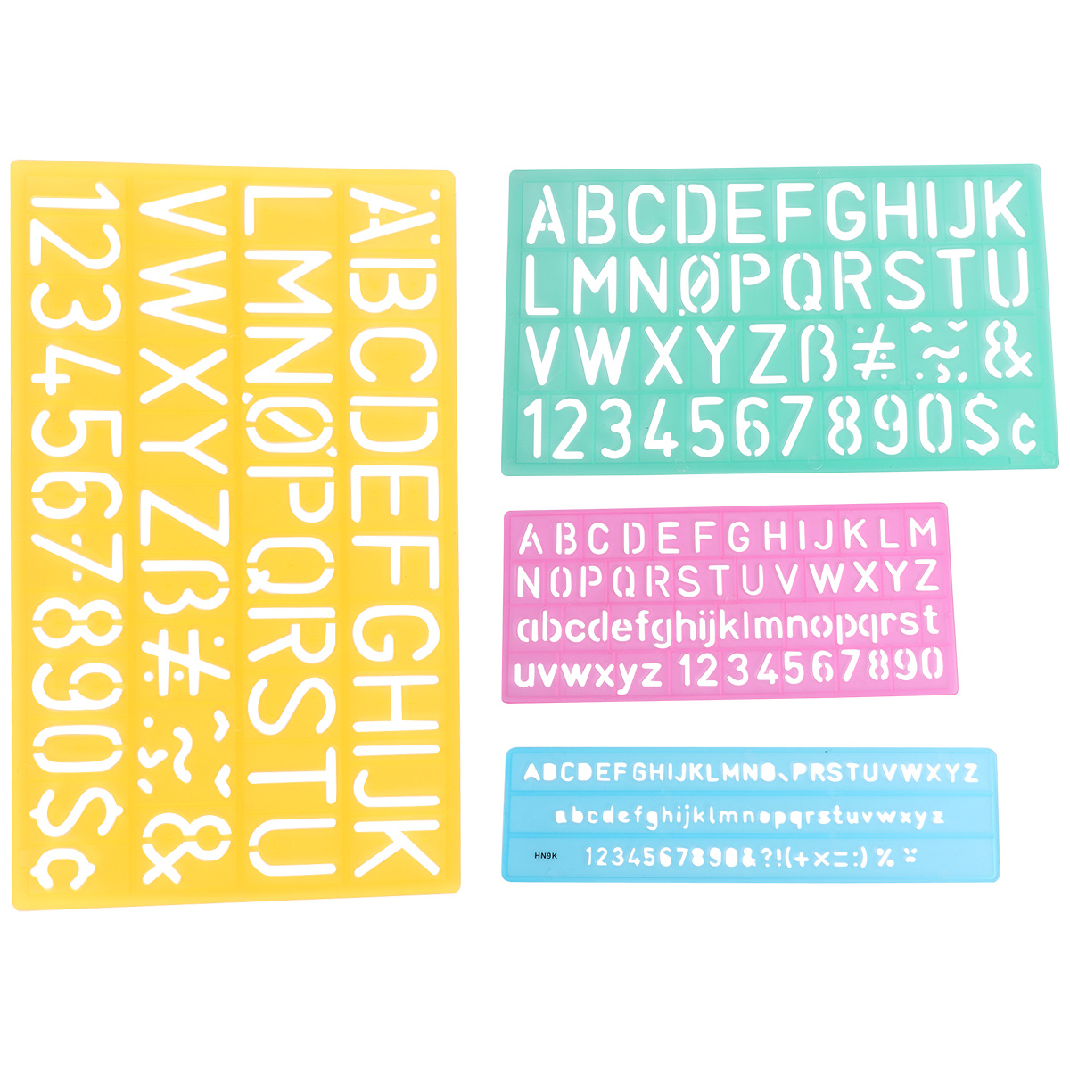 Conjunto de 4 Estênceis de Alf - Photography Font avaliação e preço