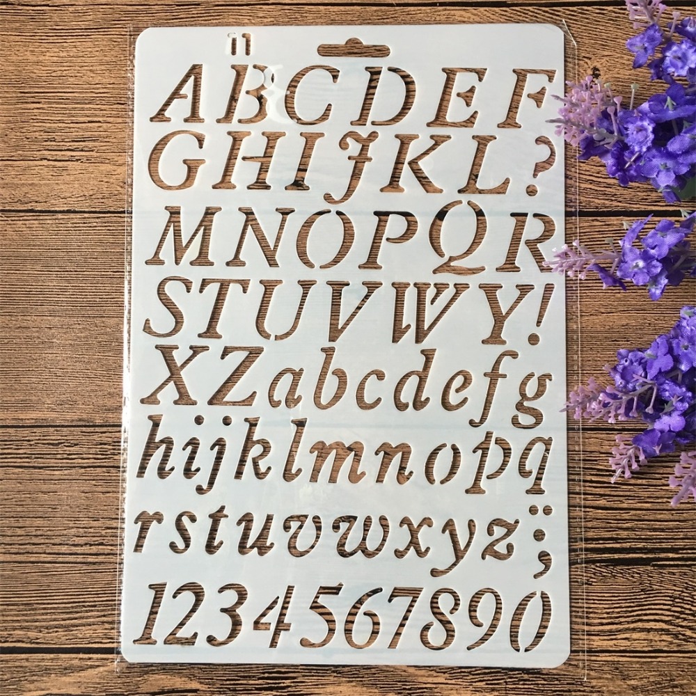 4 Pçs/set 26 centímetros Letra - Photography Font avaliação e preço