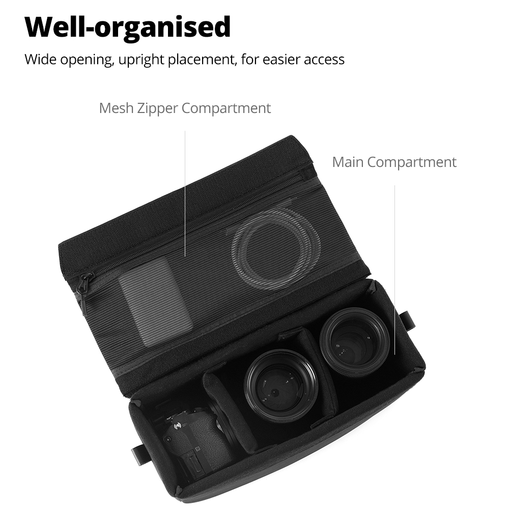 Bolsa de Câmera DSLR Impermeáv - Lens Case Pouch avaliação e preço
