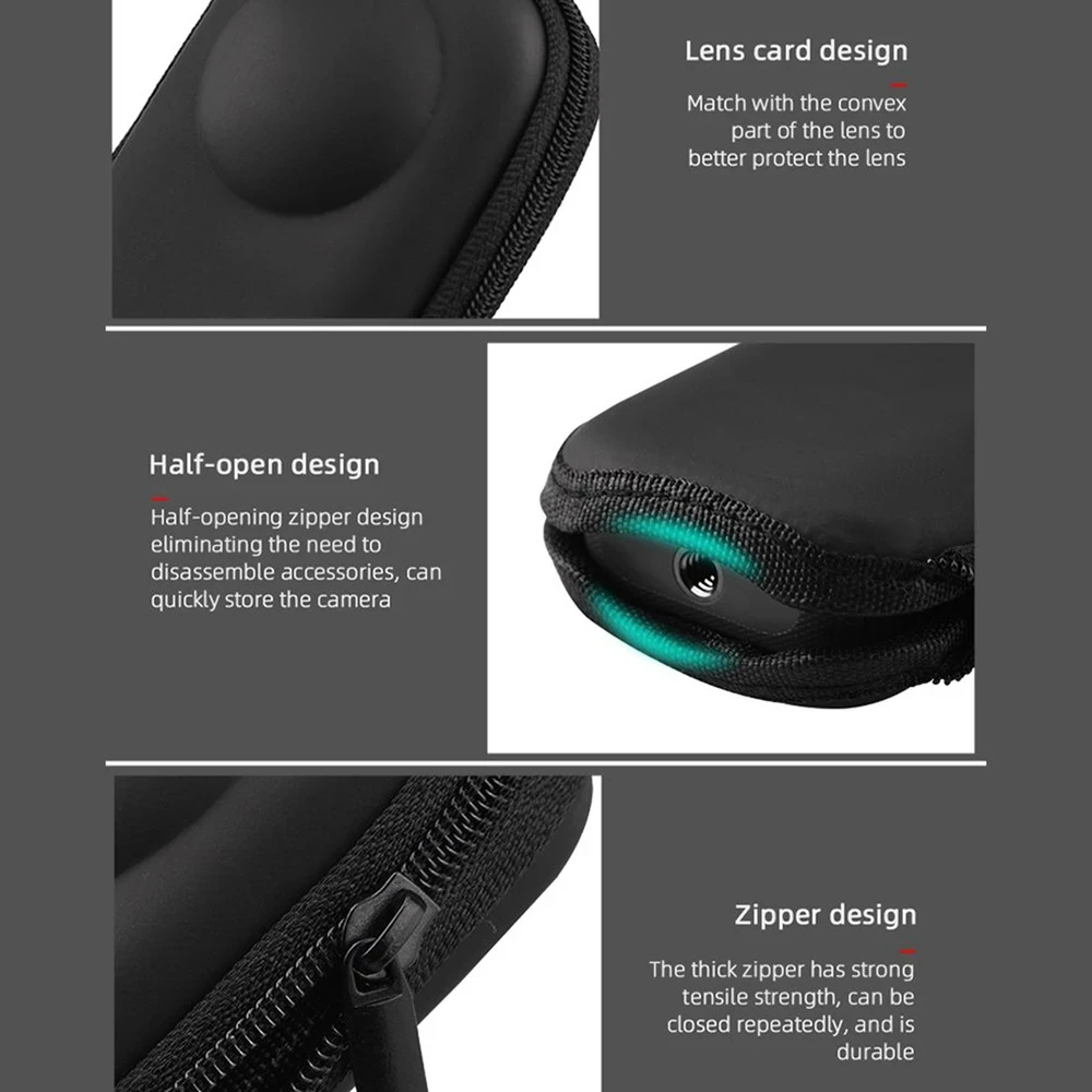Protetor de lente para insta36 - Lens Case Pouch avaliação e preço