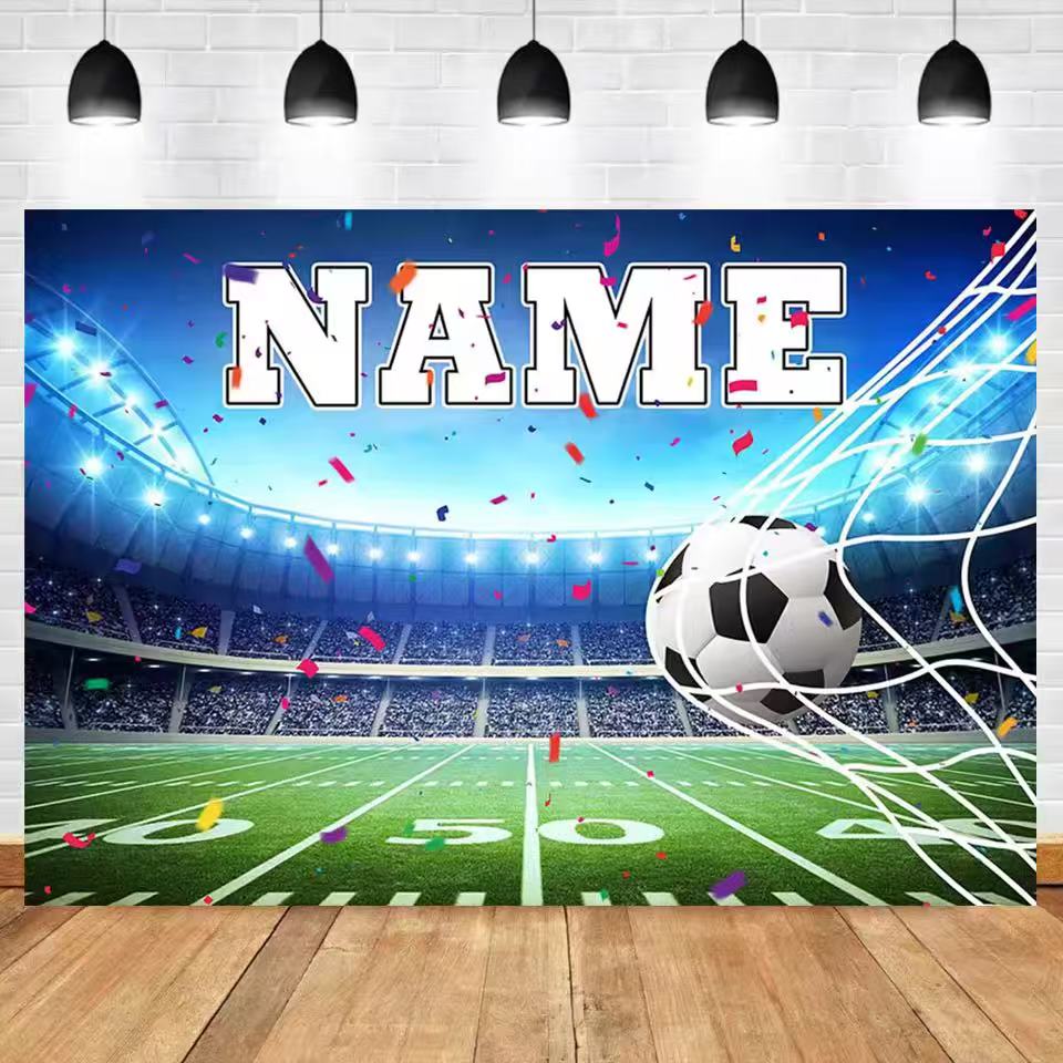 Pano de fundo de futebol, nome - Photography Sport avaliação e preço