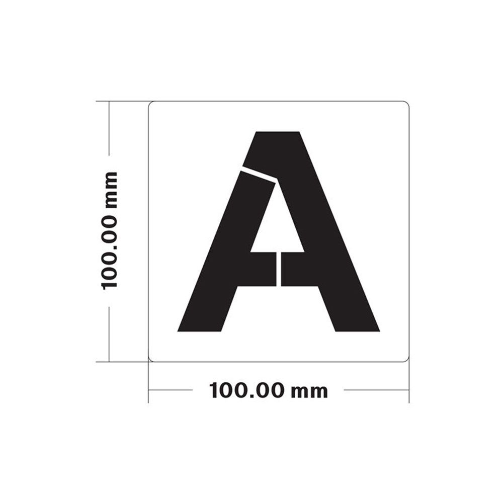 Conjunto de Estênceis Grandes  - Photography Font avaliação e preço