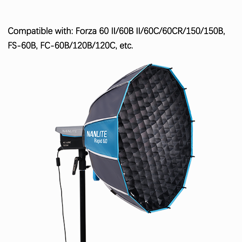 Nanlite SB-FM-RP60 rápido 60cm - Beauty Dish Softbox avaliação e preço