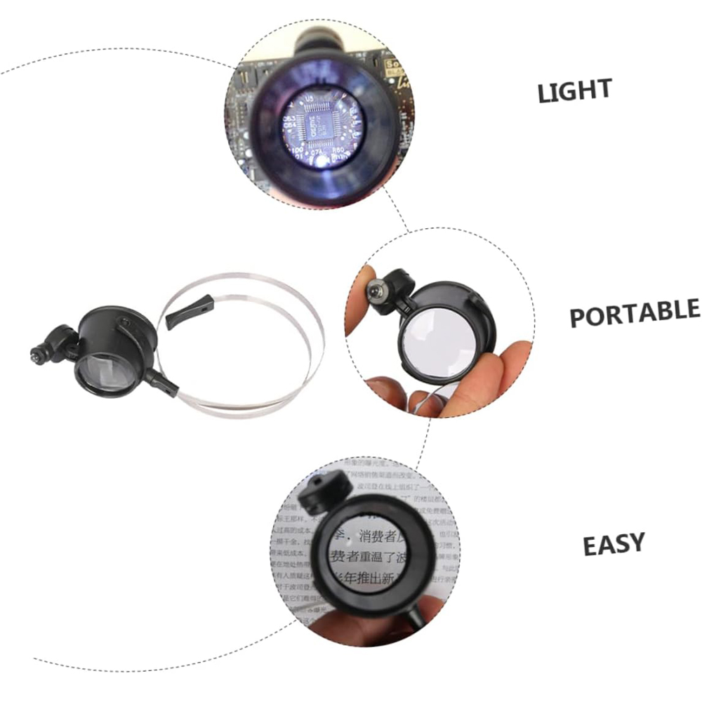 Lupa Portátil 15X com Faixa de - Eye Piece Magnifier avaliação e preço
