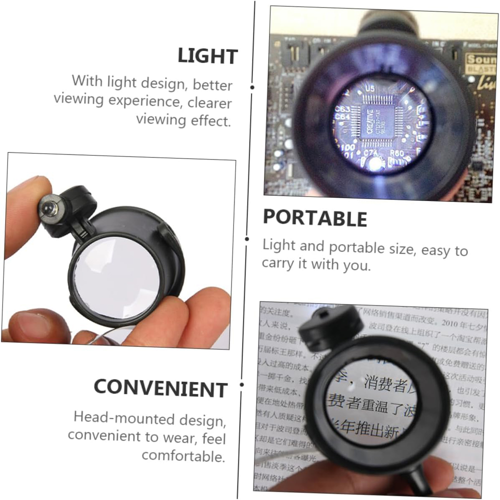 Lupa Portátil 15X com Faixa de - Eye Piece Magnifier avaliação e preço
