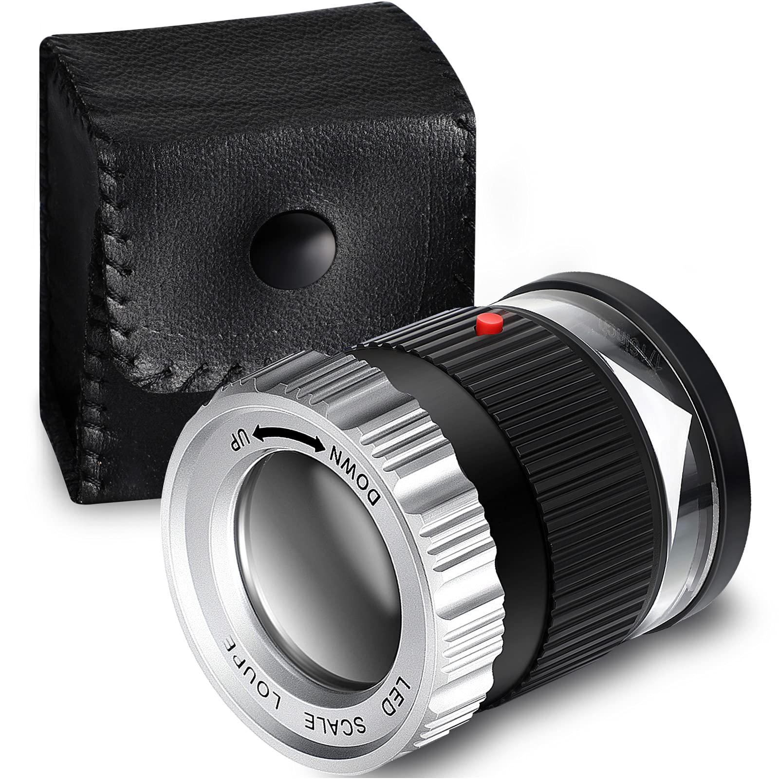 30x bolso lupa com escala led  - Eye Piece Magnifier avaliação e preço